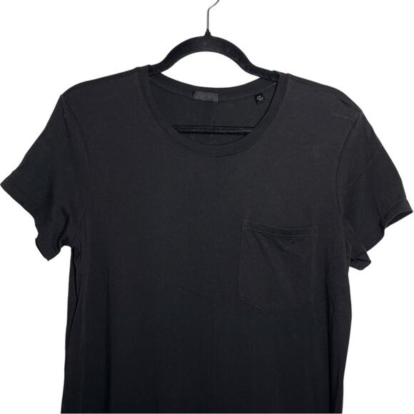 ATM Anthony Thomas Melillo Black Casual Cotton T-Shirt Maxi Dress - Small - Picture 5 of 9